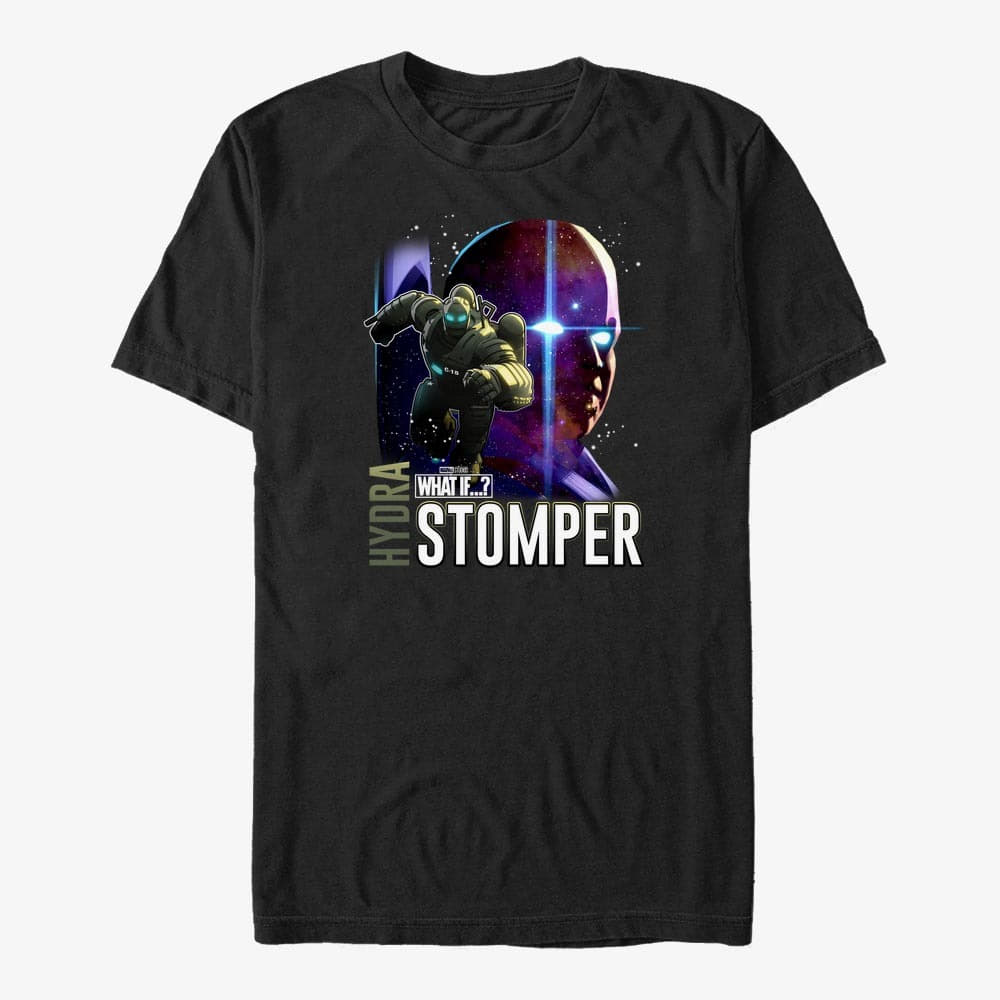 Koszulki Merch Marvel What If...? - Watcher Hydra Stomper Unisex T-Shirt Black