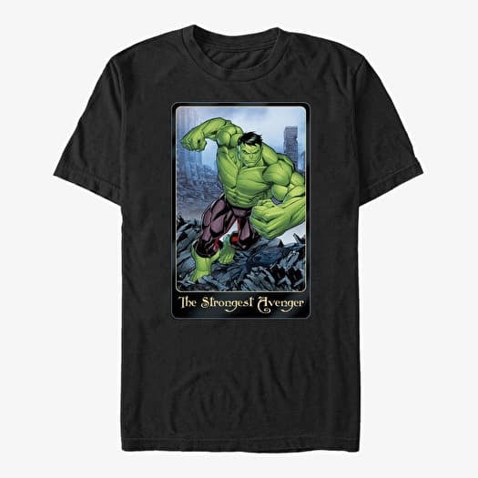 T-shirt Merch Marvel Avengers Classic - Strongest Avenger Unisex T-Shirt Black