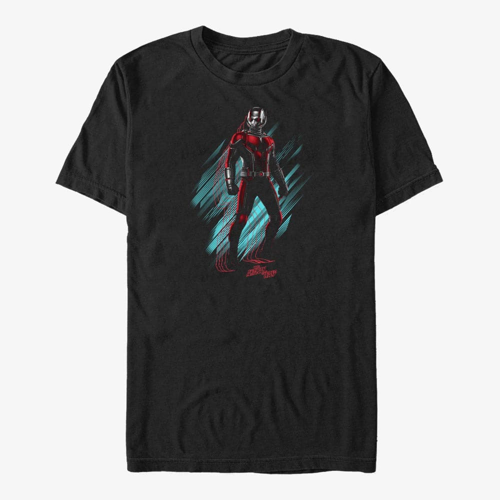 T-shirts Merch Marvel Ant-Man & The Wasp: Movie - Antman Stand Alone Unisex T-Shirt Black