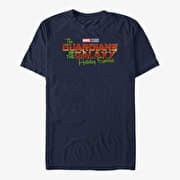 Merch Marvel GOTG Classic - Heavy Metal Rocket Unisex T-Shirt Navy Blue