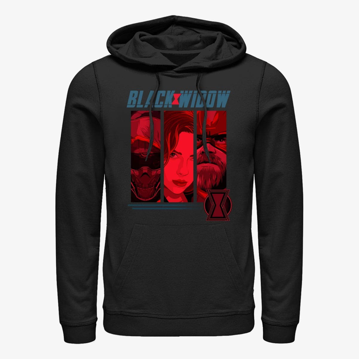 Sweatshirts Merch Marvel Black Widow: Movie - Three Shot Unisex Hoodie Black