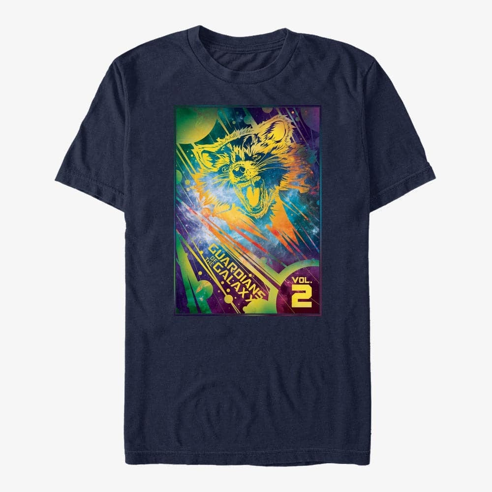 T-särgid Merch Marvel GOTG 2 - Space Lord Unisex T-Shirt Navy Blue