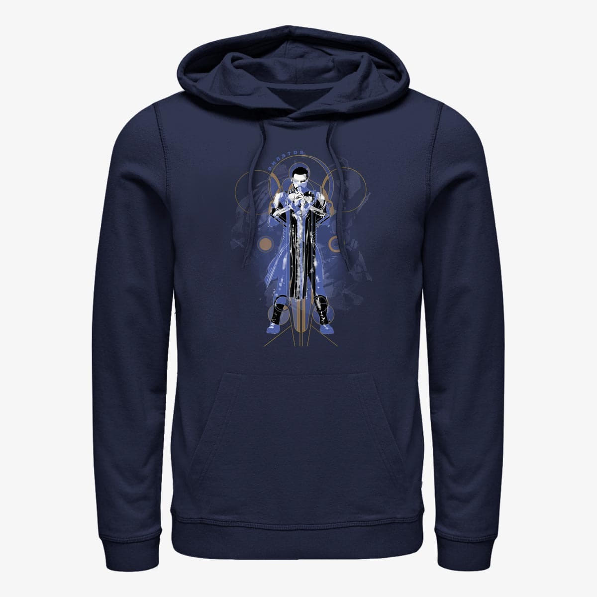 Mikiny Merch Marvel The Eternals - Phastos Purple Unisex Hoodie Navy Blue