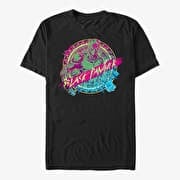Merch Marvel Avengers Classic - Neon Panther Unisex T-Shirt Black