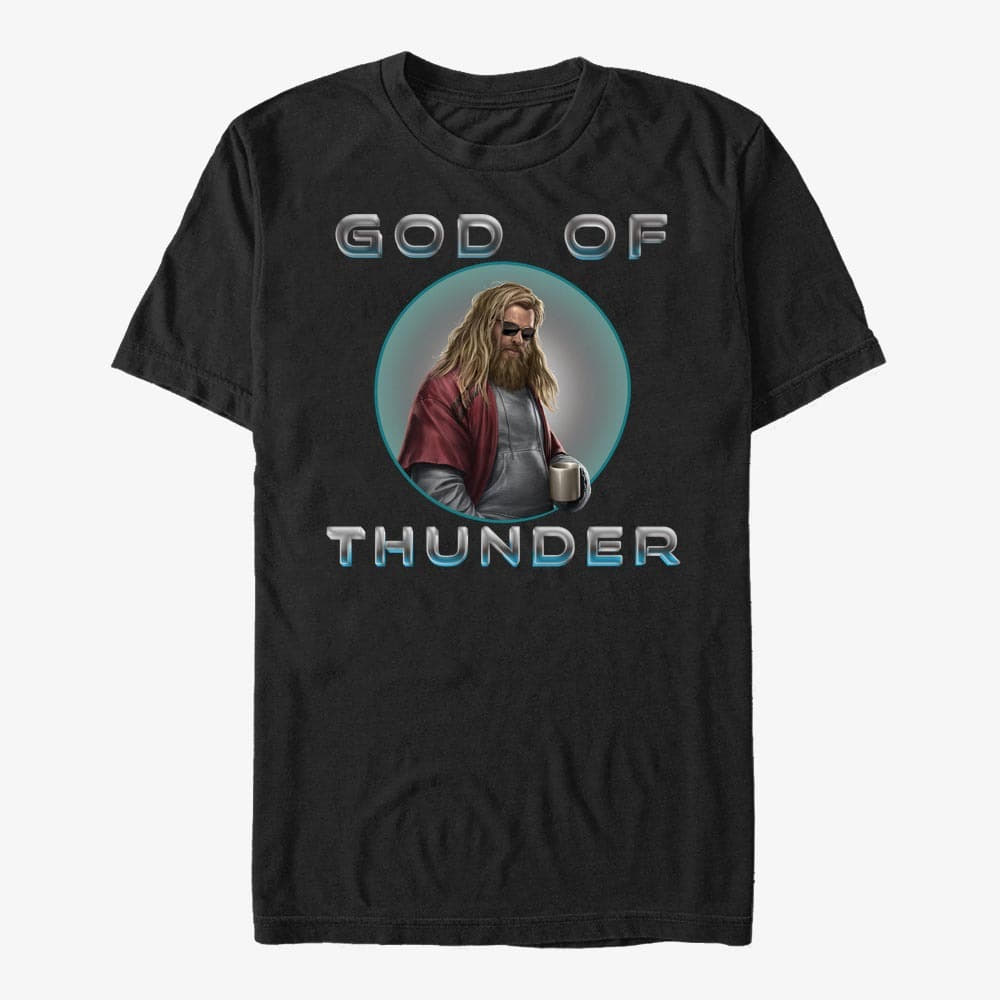 T-shirts Merch Marvel Avengers: Endgame - Thor of Thunder Unisex T-Shirt Black