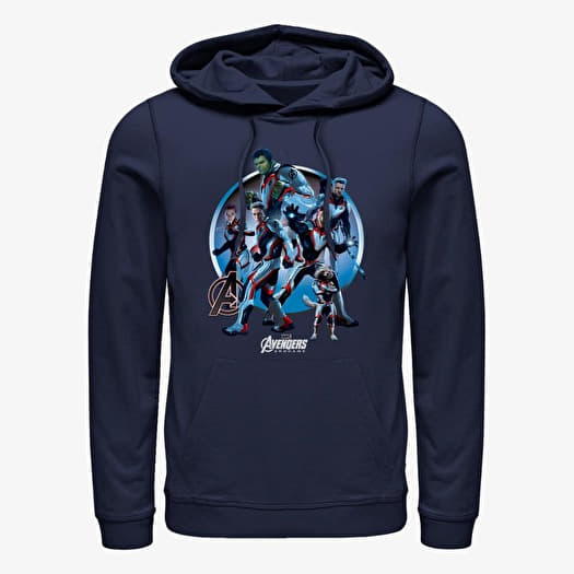 Majica Merch Marvel Avengers: Endgame - Endgamers Unite Unisex Hoodie Navy Blue