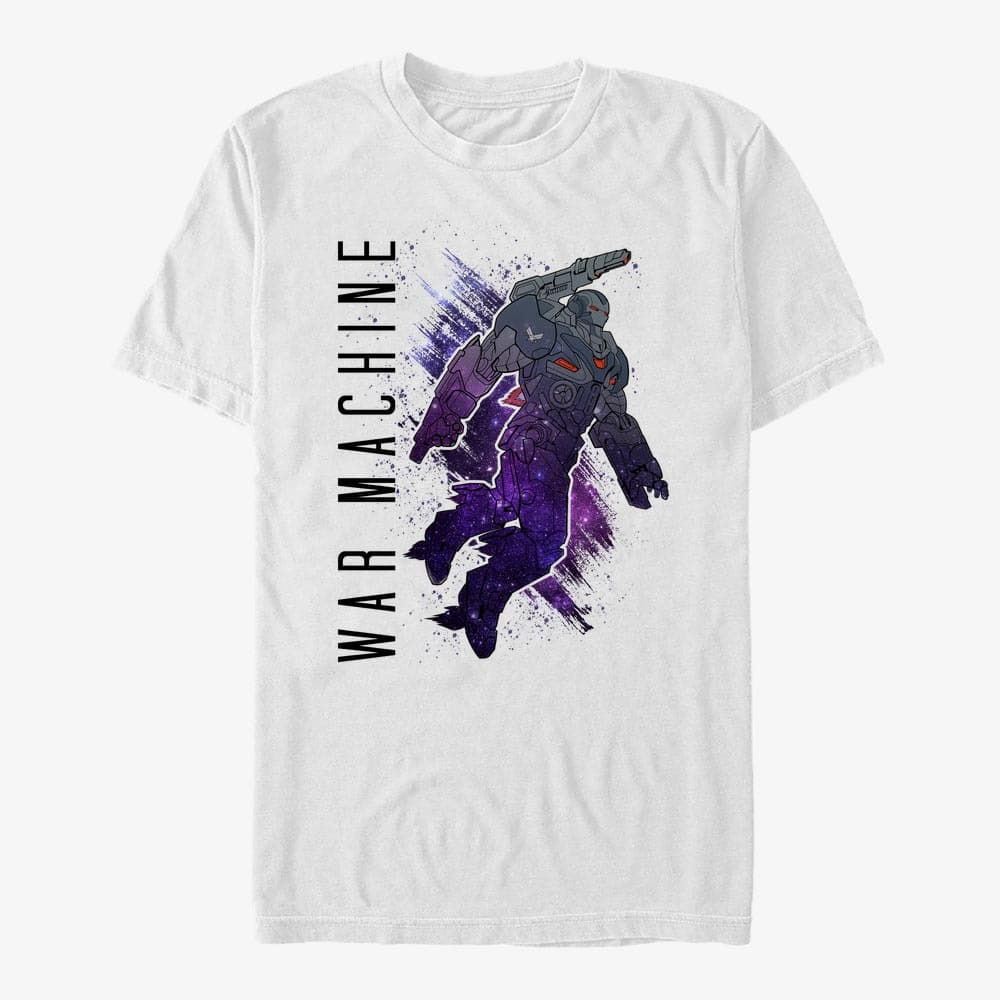 T-Shirts Merch Marvel Avengers: Endgame - War Machine Painted Unisex T-Shirt White