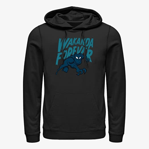 Sweatshirt Merch Marvel Classic - Wakanda Saturday Morning Unisex Hoodie Black