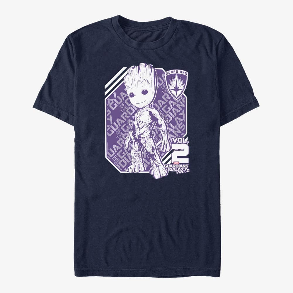 Trička Merch Marvel GOTG 2 - Iron Mantis Unisex T-Shirt Navy Blue