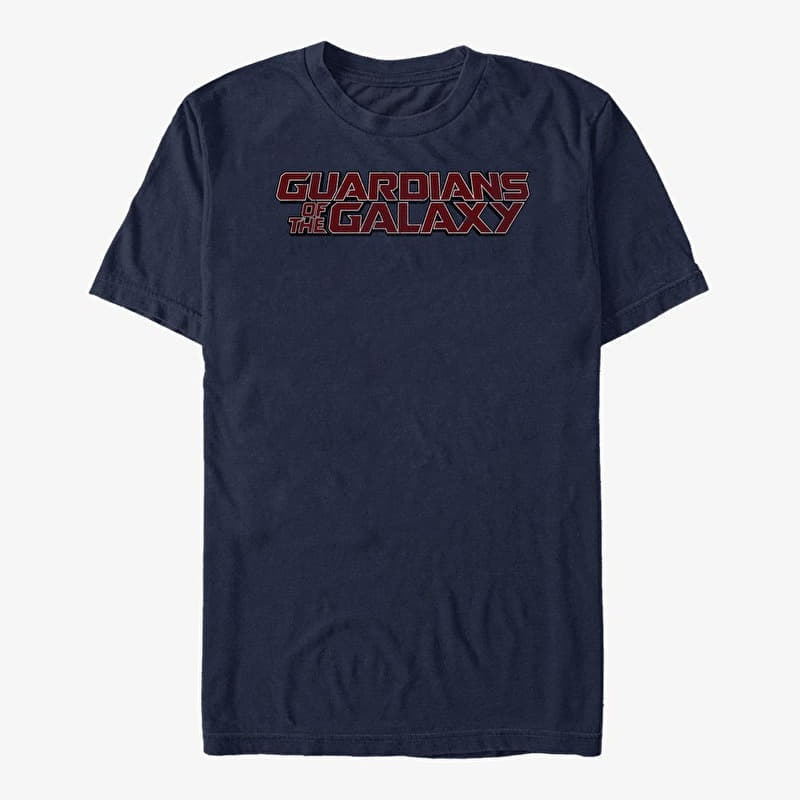 Póló Merch Marvel GOTG Classic - Guardians Kawaii Unisex T-Shirt Navy Blue