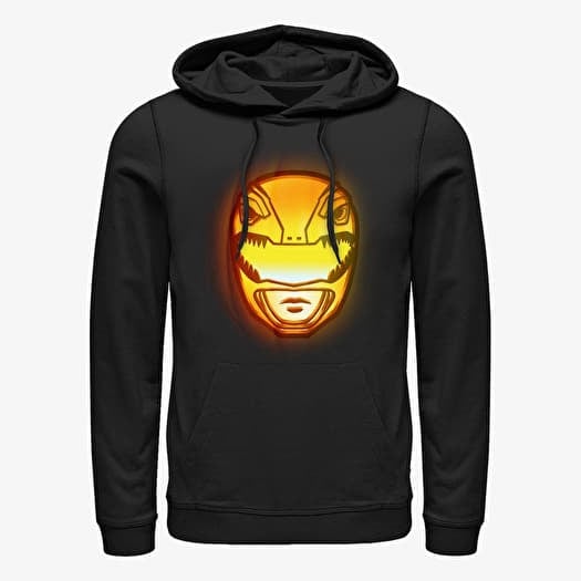 Sweatshirt Merch Hasbro Vault Power Rangers - Power Ranger Lit Pumpkin Unisex Hoodie Black