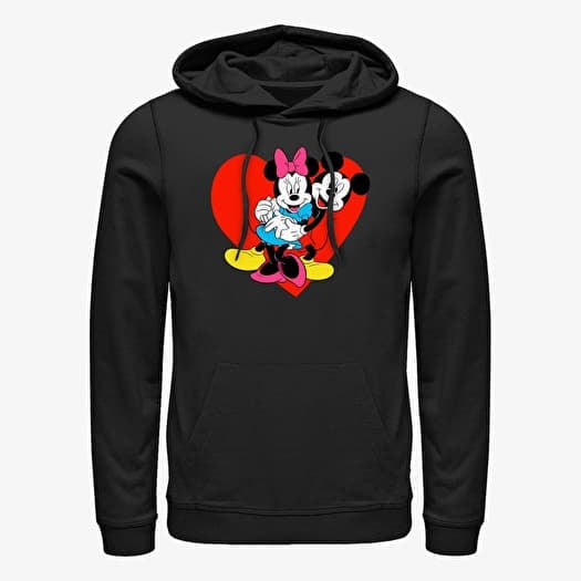 Sweatshirt Merch Disney Classics Mickey Classic - BE MINE Unisex Hoodie Black
