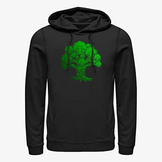 Sudadera Merch Magic: The Gathering - Green Mana Symbol Unisex Hoodie Black