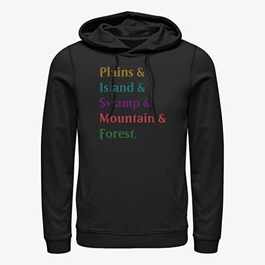 Merch Magic: The Gathering - Land Stack Unisex Hoodie Black