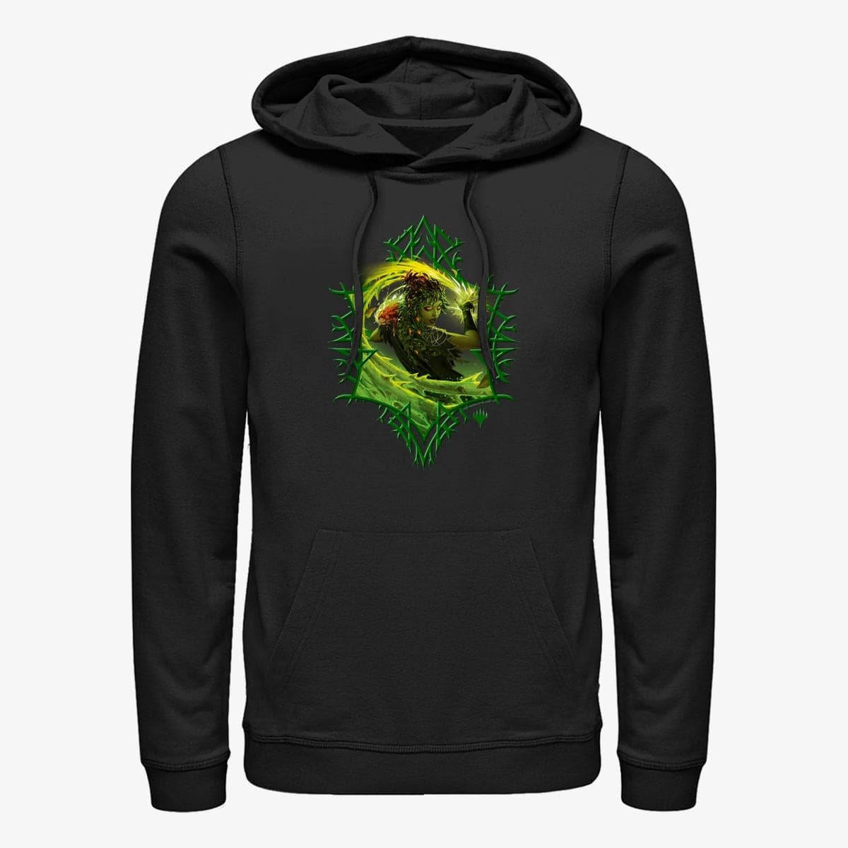 Mikiny Merch Magic: The Gathering - Witherbloom School Crest Unisex Hoodie Black