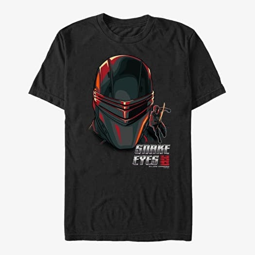 Tričko Merch Hasbro Vault Snake Eyes - Big Hero Snake Eyes Unisex T-Shirt Black