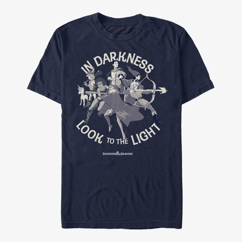 Tričká Merch Dungeons & Dragons - To The Light Unisex T-Shirt Navy Blue