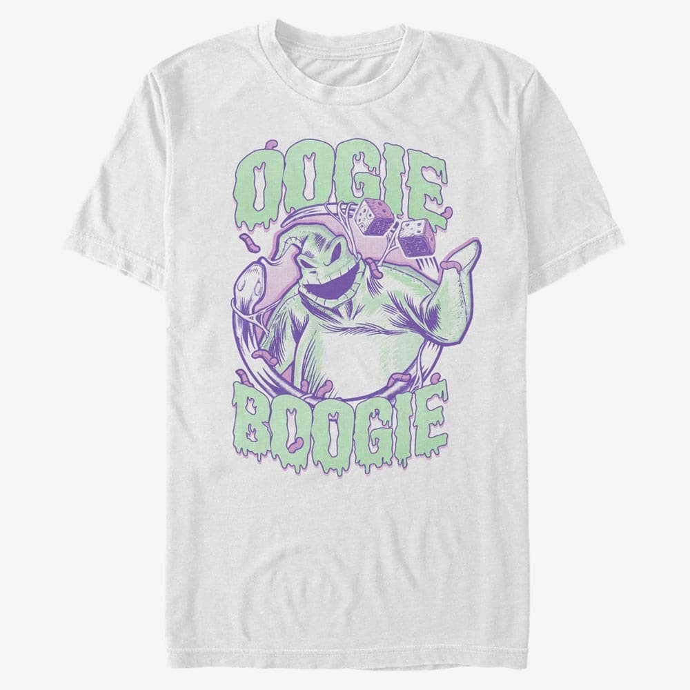 T-särgid Merch Disney Classics Nightmare Before Christmas - OOGIE BOOGIE Unisex T-Shirt White