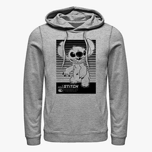 Sweatshirt Merch Disney Classics Lilo & Stitch - Stitch Liner Unisex Hoodie Heather Grey
