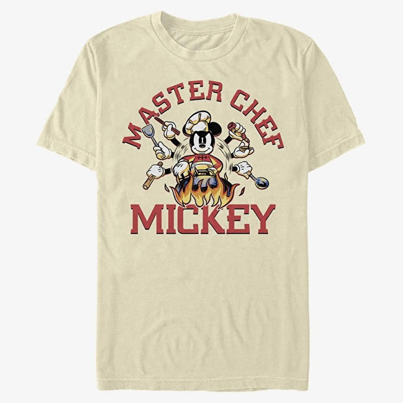 T-skjorte Merch Disney Classics Mickey Classic - Master Chef Unisex T-Shirt Natural