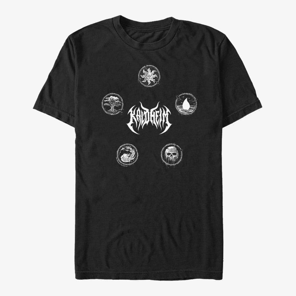 T-Shirts Merch Magic: The Gathering - Five Elements Unisex T-Shirt Black