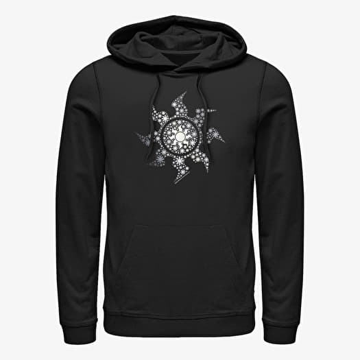 Merch Magic: The Gathering - White Mana Symbol Unisex Hoodie Black