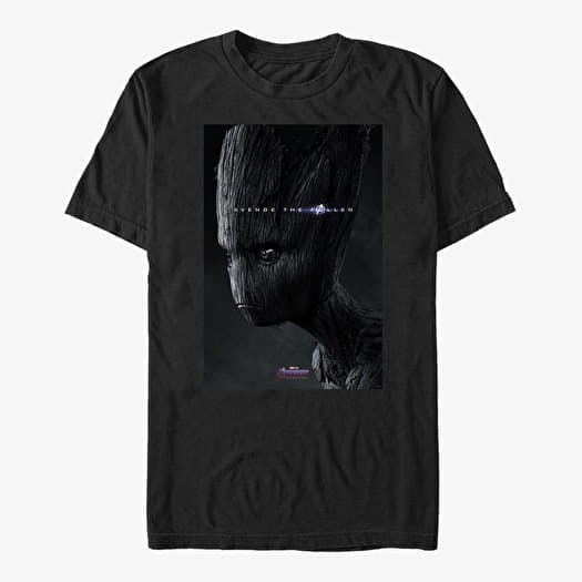 T-shirt Merch Marvel Avengers: Endgame - Groot Avenge Unisex T-Shirt Black