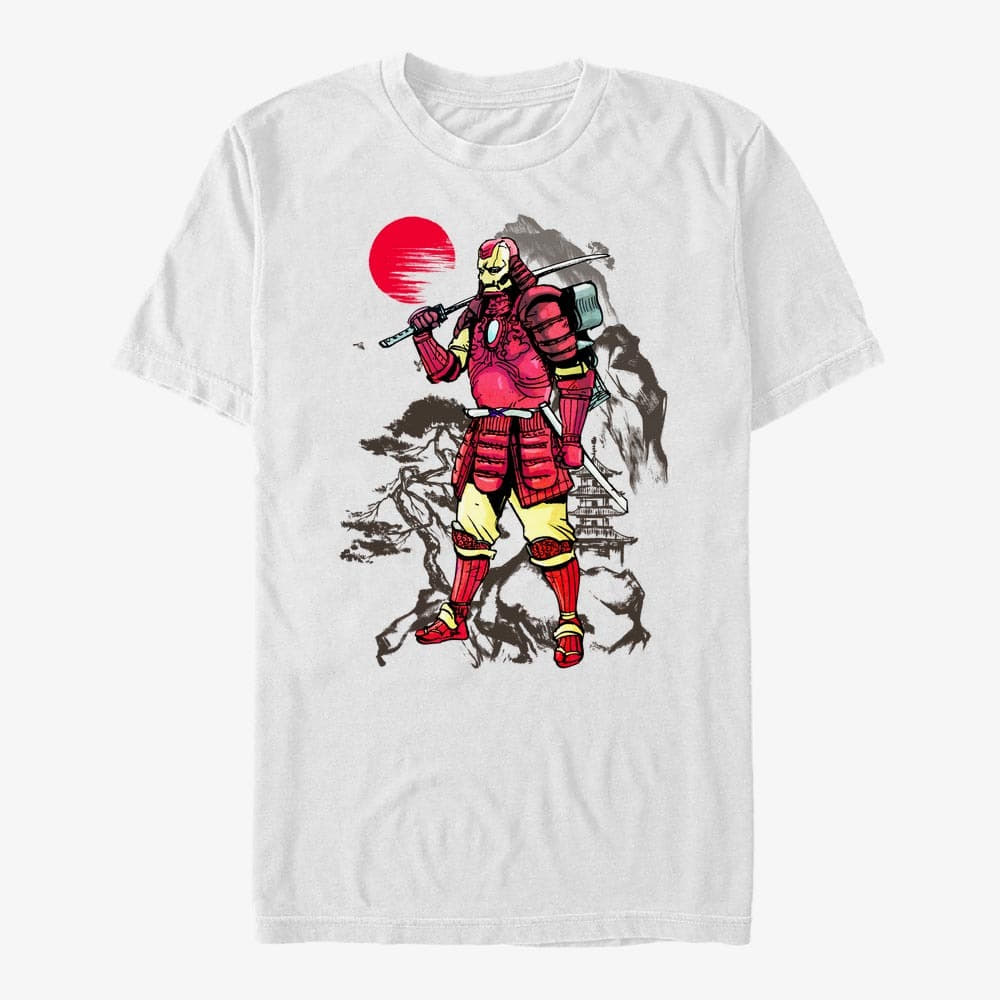 T-shirts Merch Marvel Avengers Classic - Iron Samurai Unisex T-Shirt White
