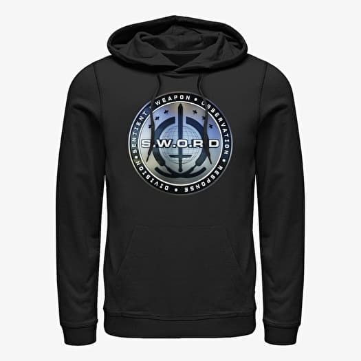 Sweatshirt Merch Marvel WandaVision - 3D Sword Logo Unisex Hoodie Black