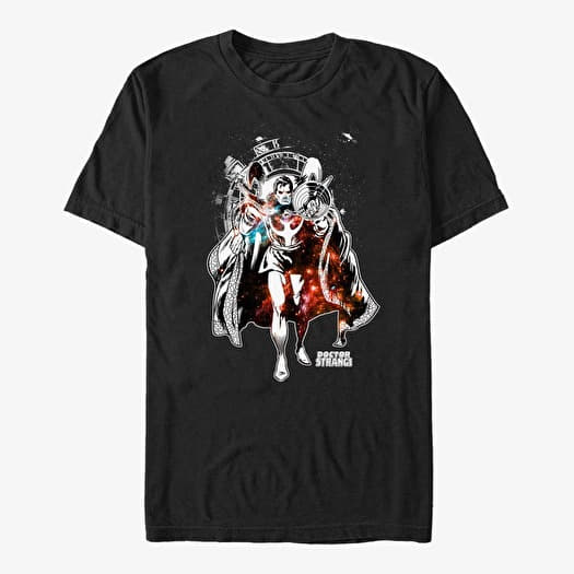 Marškinėliai Merch Marvel Avengers Classic - Strange Time Unisex T-Shirt Black