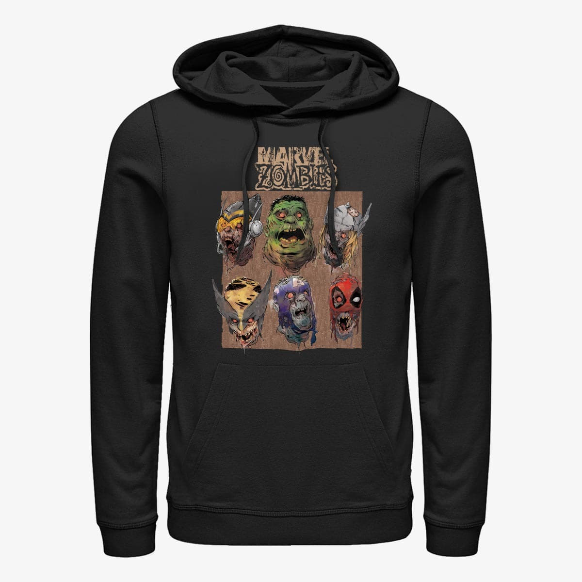 Φούτερ Merch Marvel - Boxed Zombies Unisex Hoodie Black