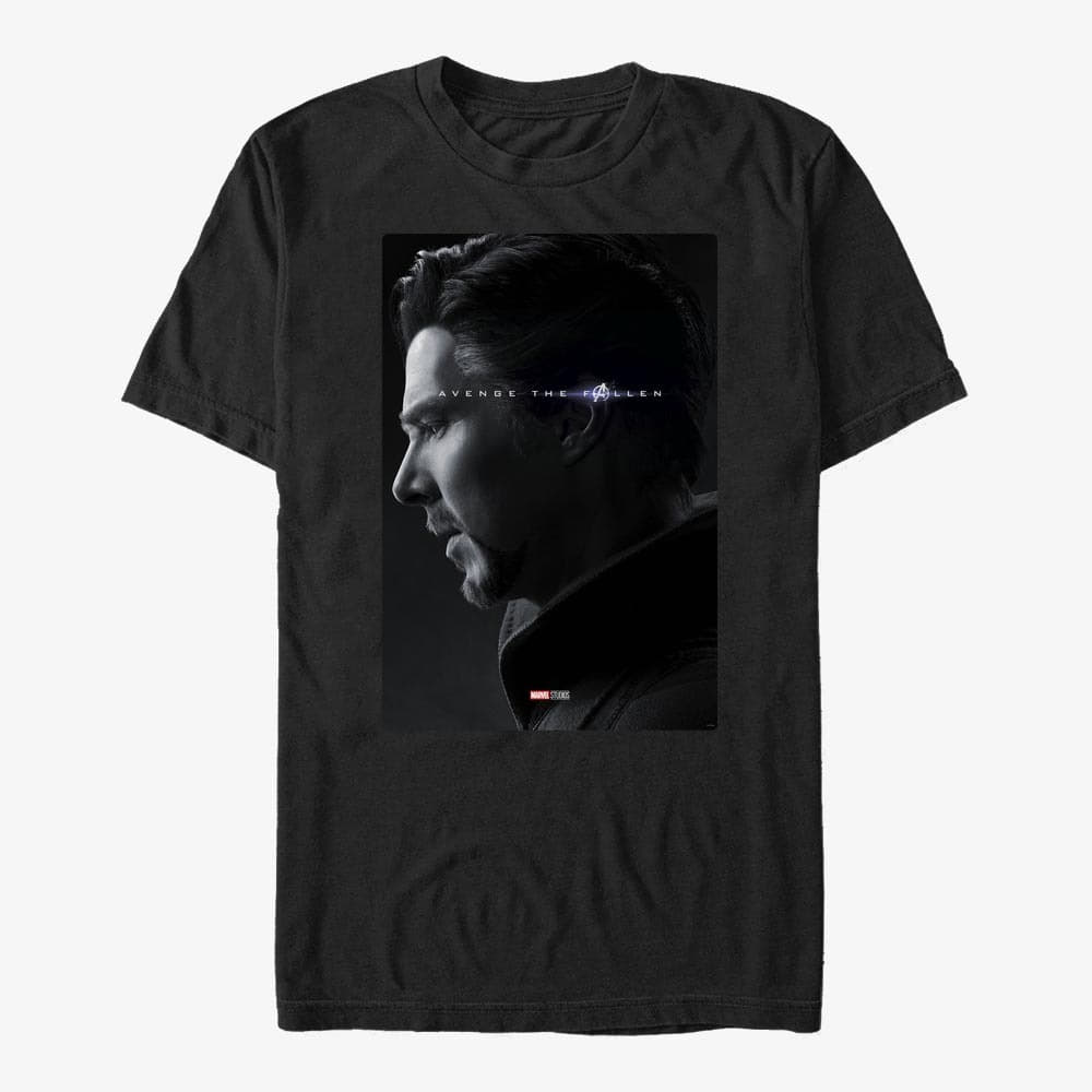 majice kratkih rukava Merch Marvel Avengers: Endgame - Avenge Strange Unisex T-Shirt Black