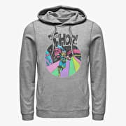 Merch Marvel Avengers Classic - Grunge Thor Unisex Hoodie Heather Grey