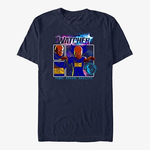 Camiseta Merch Marvel What If...? - Watcher Panel Unisex T-Shirt Navy Blue