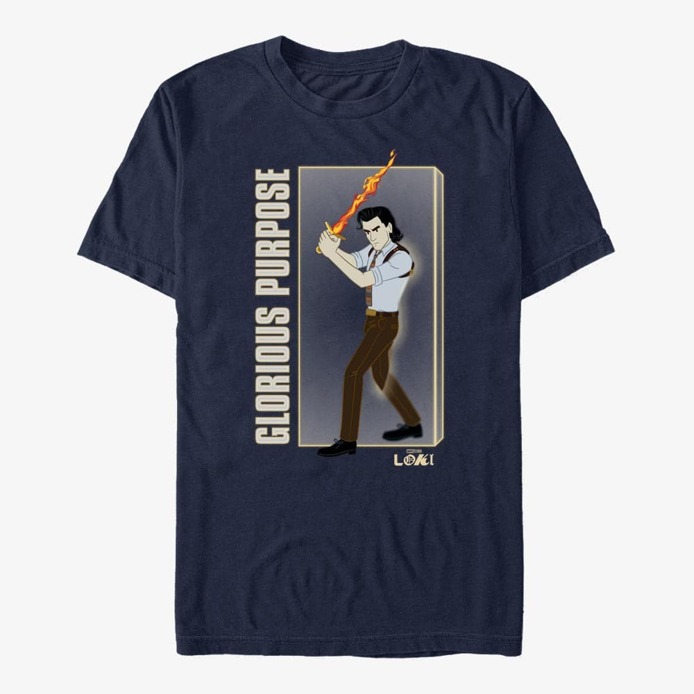T-shirts Merch Marvel Loki - Let's Do This Unisex T-Shirt Navy Blue