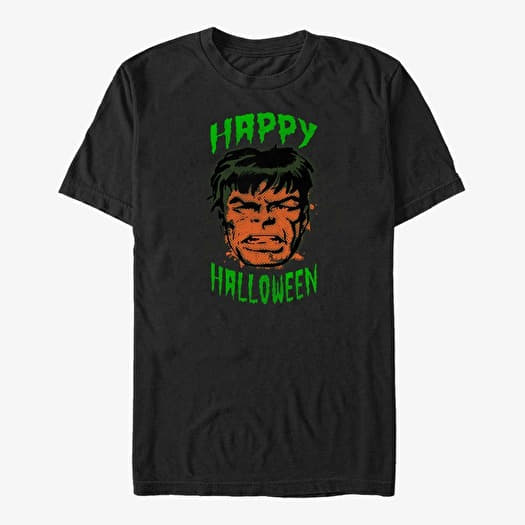 T-shirt Merch Marvel Avengers Classic - HulkFace Halloween Unisex T-Shirt Black