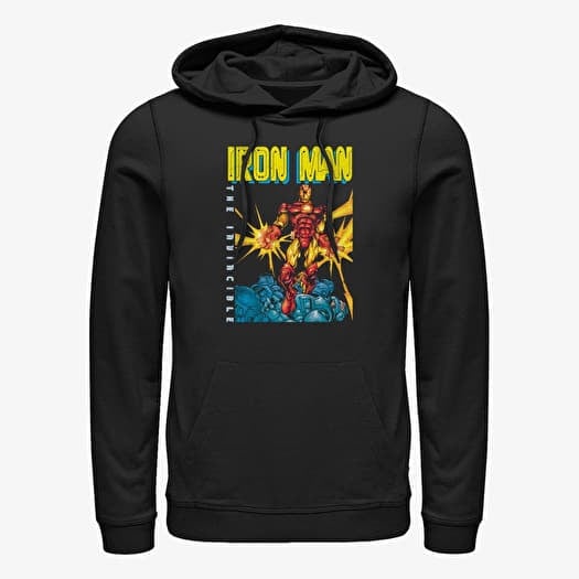 Hanorac Merch Marvel Avengers Classic - IRON MAN Unisex Hoodie Black