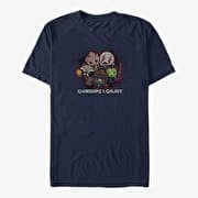 Merch Marvel GOTG 2 - Lord of the Stars Unisex T-Shirt Navy Blue