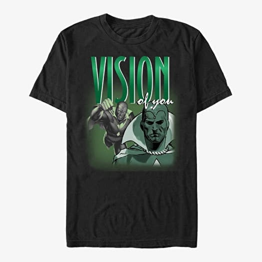 T-shirt Merch Marvel - Vision Homage Unisex T-Shirt Black