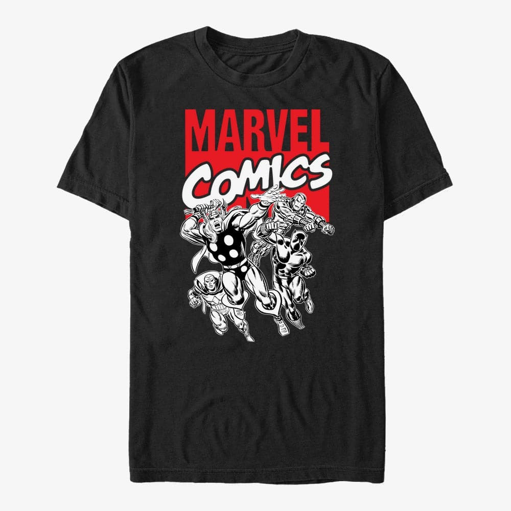 Trička Merch Marvel - Right Team Unisex T-Shirt Black