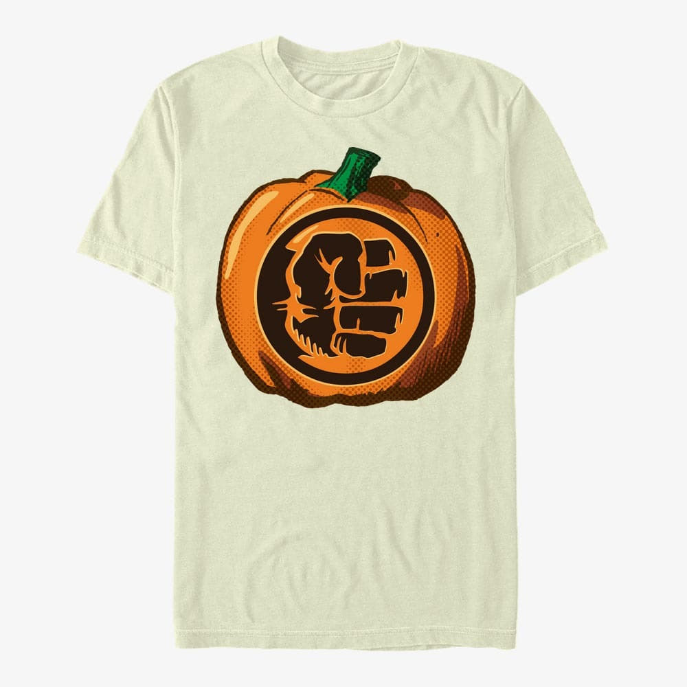 majice kratkih rukava Merch Marvel Avengers Classic - Hulk Pumpkin Unisex T-Shirt Natural