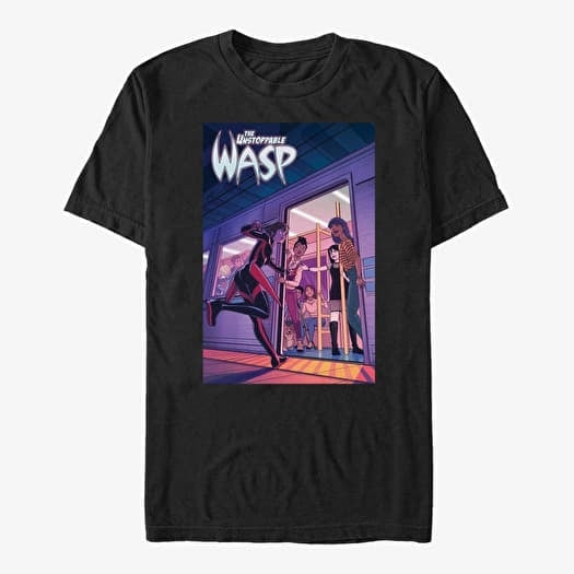 Tričko Merch Marvel - The Wasp Unisex T-Shirt Black