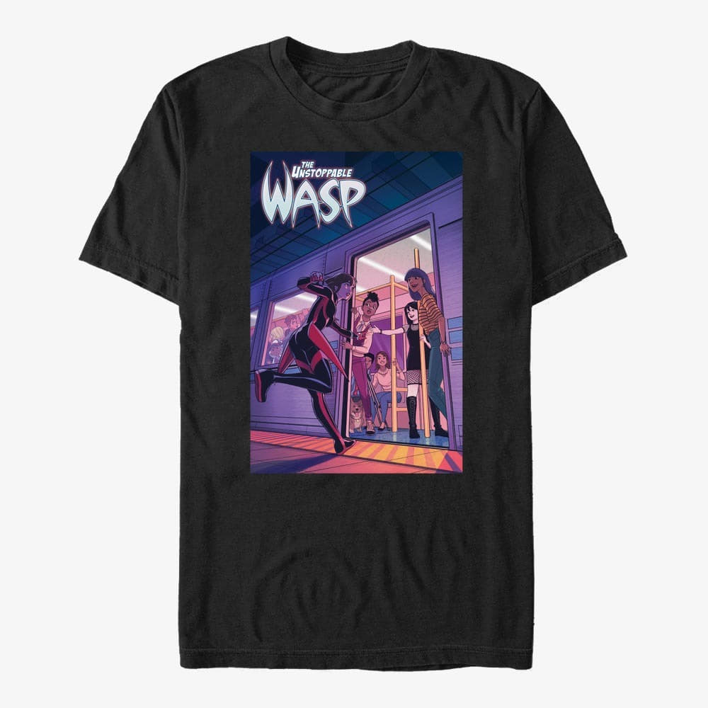 T-shirts Merch Marvel - The Wasp Unisex T-Shirt Black