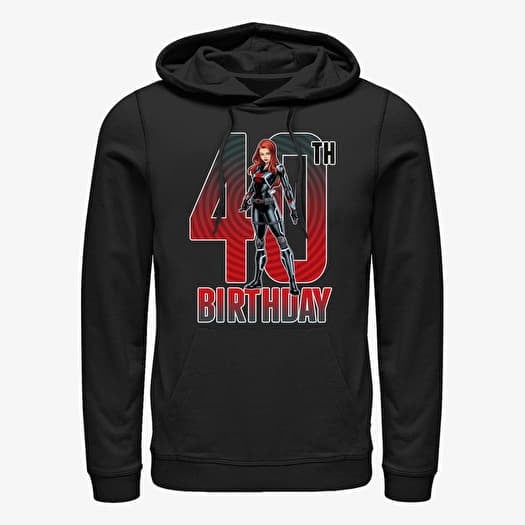 Sweatshirt Merch Marvel Avengers Classic - Black Widow 40th Bday Unisex Hoodie Black