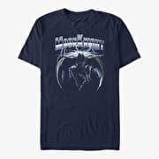 Merch Marvel Moon Knight - MOON KNIGHT DARK RAIN Unisex T-Shirt Navy Blue