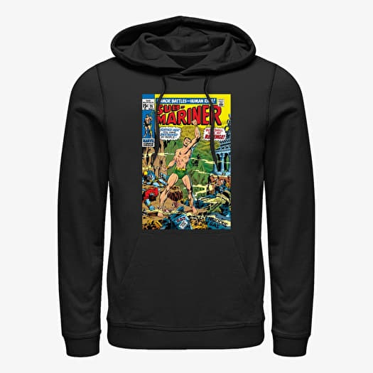 Sweatshirt Merch Marvel - Sub-Mariner Cover Unisex Hoodie Black