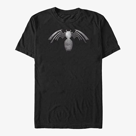 Póló Merch Marvel - Venom Logo Steel Unisex T-Shirt Black