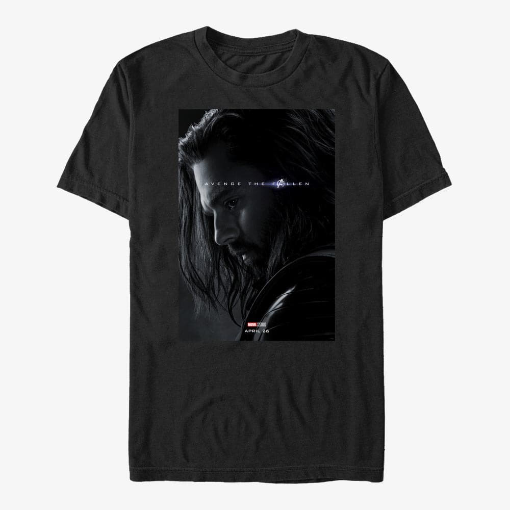T-shirts Merch Marvel Avengers: Endgame - Avenge Bucky Unisex T-Shirt Black