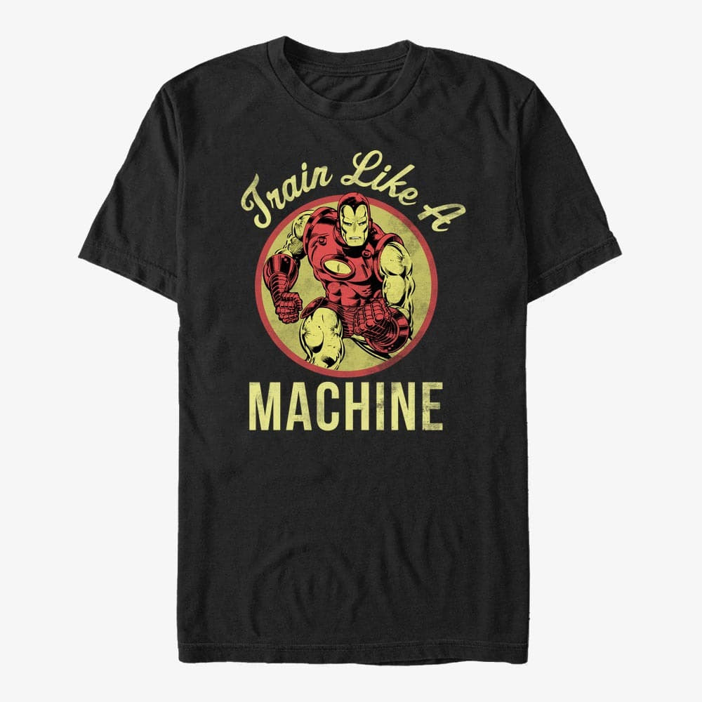 T-shirts Merch Marvel Avengers Classic - Like A Machine Unisex T-Shirt Black