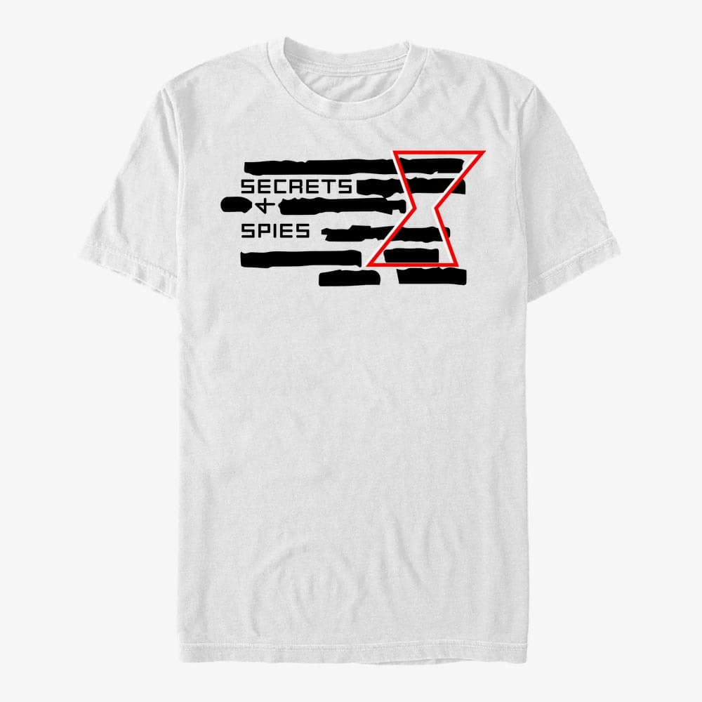 T-shirts Merch Marvel Black Widow: Movie - Redacted Spies Unisex T-Shirt White